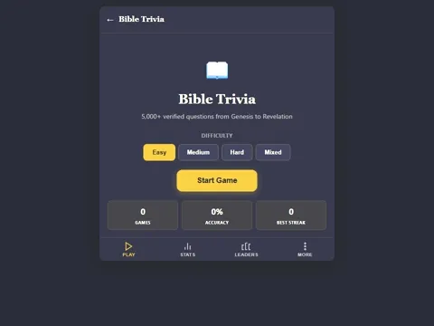 Bible Trivia screenshot