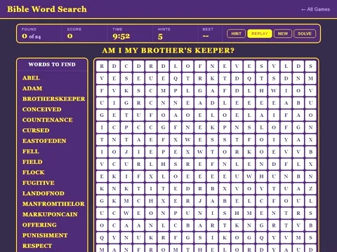 Bible Word Search screenshot