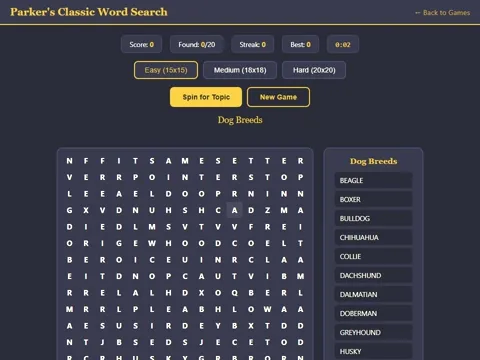 Classic Word Search screenshot