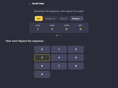 Recall Chain screenshot