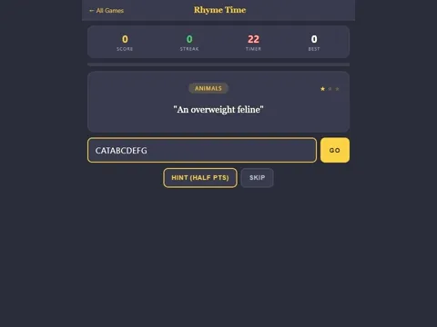 Rhyme Time screenshot